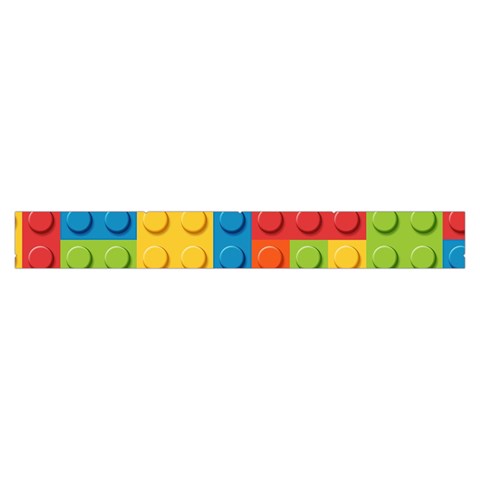 Lego Bricks, Colorful Dots Background Make Up Case (Large) from ArtsNow.com Zipper Back