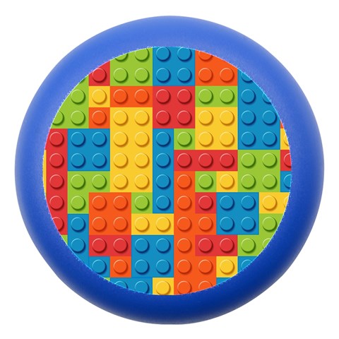 Lego Bricks, Colorful Dots Background Dento Box with Mirror from ArtsNow.com Front