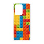 Lego Bricks, Colorful Dots Background Samsung Galaxy S20 Ultra 6.9 Inch TPU UV Case