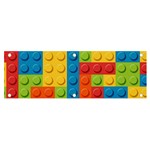 Lego Bricks, Colorful Dots Background Banner and Sign 6  x 2 