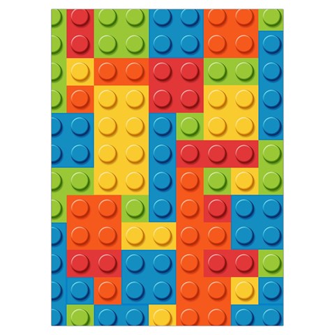 Lego Bricks, Colorful Dots Background Playing Cards Single Design (Rectangle) with Custom Box from ArtsNow.com Card