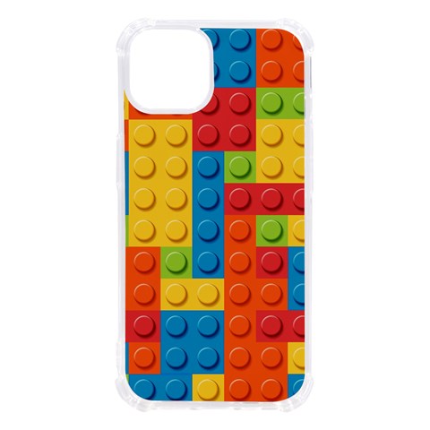 Lego Bricks, Colorful Dots Background iPhone 13 TPU UV Print Case from ArtsNow.com Front