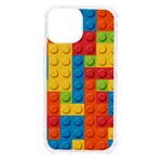 Lego Bricks, Colorful Dots Background iPhone 13 mini TPU UV Print Case