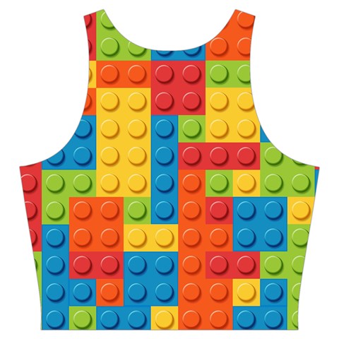 Lego Bricks, Colorful Dots Background Cut Out Top from ArtsNow.com Back