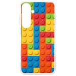 Lego Bricks, Colorful Dots Background Samsung Galaxy S24 Ultra 6.9 Inch TPU UV Case