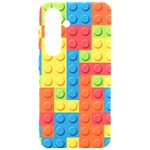 Lego Bricks, Colorful Dots Background Samsung Galaxy S24 6.2 Inch Black TPU UV Case