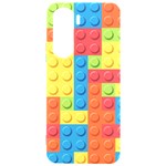 Lego Bricks, Colorful Dots Background Samsung Galaxy S24 Plus 6.7 Inch Black TPU UV Case