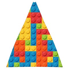 Lego Bricks, Colorful Dots Background Automatic Folding Umbrella with Case (Medium) from ArtsNow.com 17.22 x19.95  Umbrella - 1