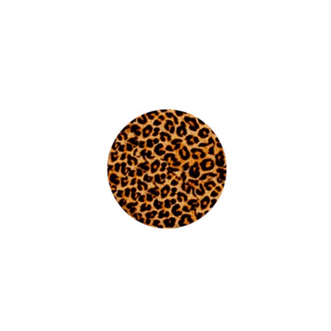 Leopard Skin Texture Macro, Brown 1  Mini Buttons from ArtsNow.com Front