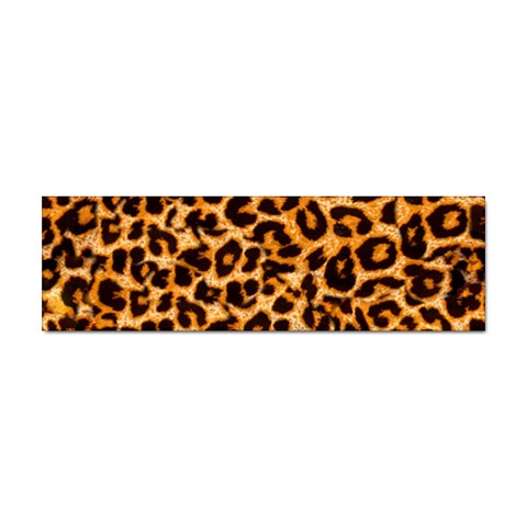 Leopard Skin Texture Macro, Brown Sticker (Bumper) from ArtsNow.com Front