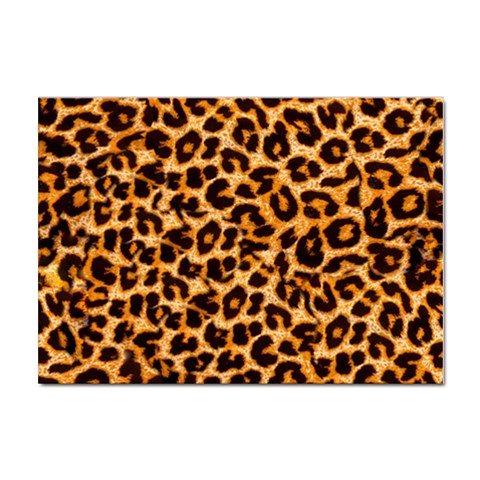 Leopard Skin Texture Macro, Brown Sticker A4 (100 pack) from ArtsNow.com Front