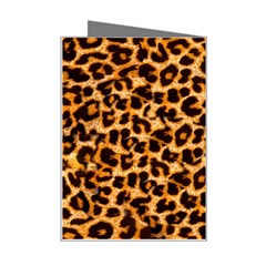 Leopard Skin Texture Macro, Brown Mini Greeting Card from ArtsNow.com Right