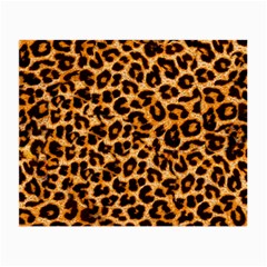 Leopard Skin Texture Macro, Brown Small Glasses Cloth (2 Sides) from ArtsNow.com Front