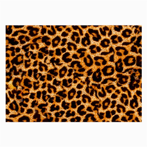 Leopard Skin Texture Macro, Brown Large Glasses Cloth from ArtsNow.com Front