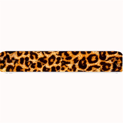 Leopard Skin Texture Macro, Brown Small Bar Mat from ArtsNow.com 24 x4  Bar Mat