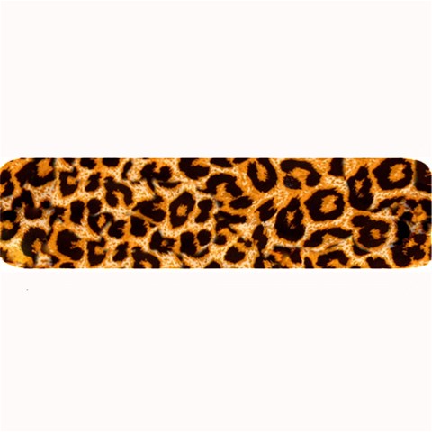 Leopard Skin Texture Macro, Brown Large Bar Mat from ArtsNow.com 32 x8.5  Bar Mat