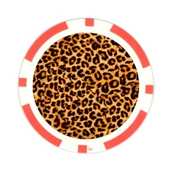 Leopard Skin Texture Macro, Brown Poker Chip Card Guard from ArtsNow.com Back