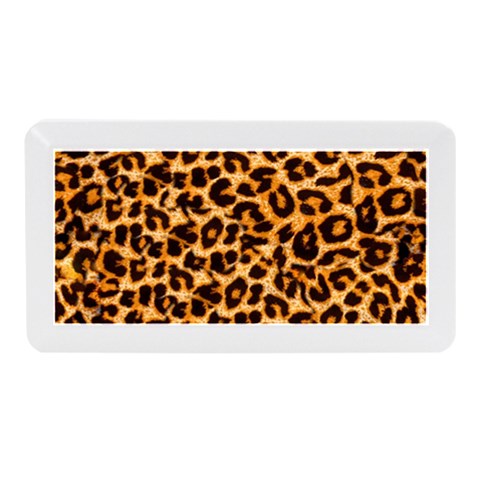 Leopard Skin Texture Macro, Brown Memory Card Reader (Mini) from ArtsNow.com Front