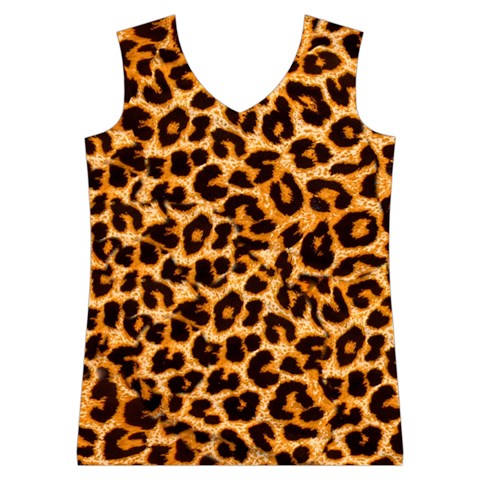 Leopard Skin Texture Macro, Brown Women s Basketball Tank Top from ArtsNow.com Front