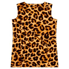 Leopard Skin Texture Macro, Brown Women s Basketball Tank Top from ArtsNow.com Back