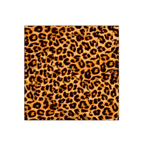 Leopard Skin Texture Macro, Brown Satin Bandana Scarf 22  x 22  from ArtsNow.com Front