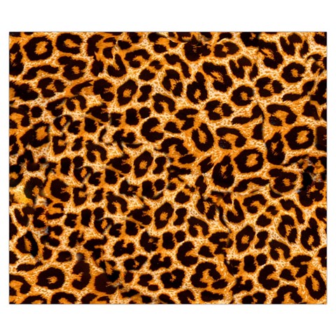 Leopard Skin Texture Macro, Brown Zipper Large Tote Bag from ArtsNow.com Back