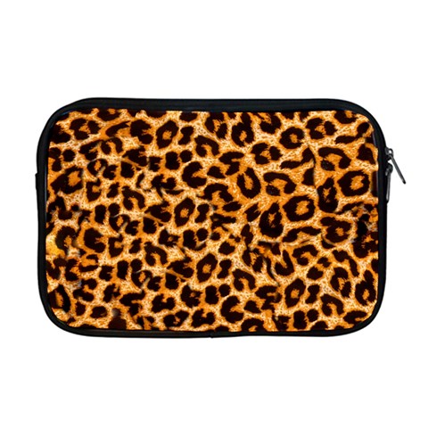 Leopard Skin Texture Macro, Brown Apple MacBook Pro 17  Zipper Case from ArtsNow.com Front