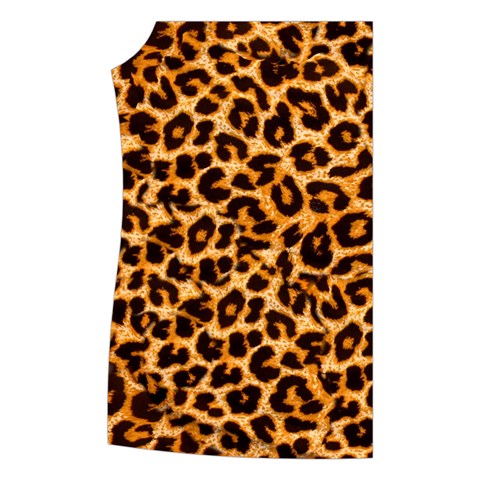 Leopard Skin Texture Macro, Brown Women s Button Up Vest from ArtsNow.com Front Right