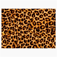 Leopard Skin Texture Macro, Brown Roll Up Canvas Pencil Holder (L) from ArtsNow.com Front