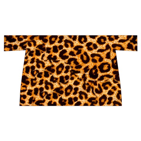 Leopard Skin Texture Macro, Brown Wristlet Pouch Bag (Small) from ArtsNow.com Front