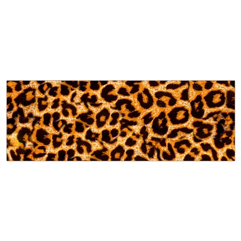 Leopard Skin Texture Macro, Brown Wristlet Pouch Bag (Small) from ArtsNow.com Bottom