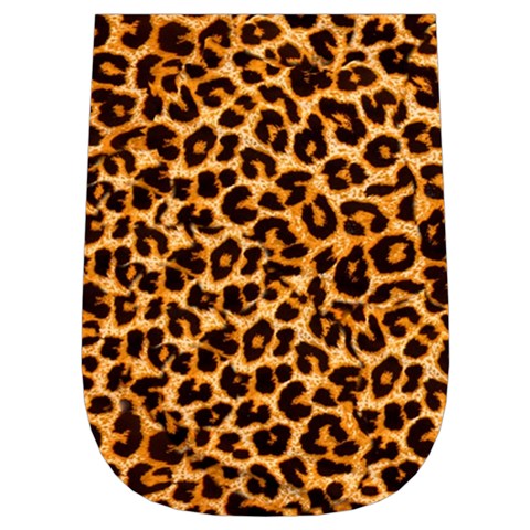 Leopard Skin Texture Macro, Brown Wristlet Pouch Bag (Small) from ArtsNow.com Right Side