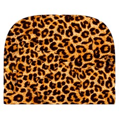 Leopard Skin Texture Macro, Brown Make Up Case (Small) from ArtsNow.com Back