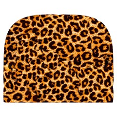 Leopard Skin Texture Macro, Brown Make Up Case (Large) from ArtsNow.com Front