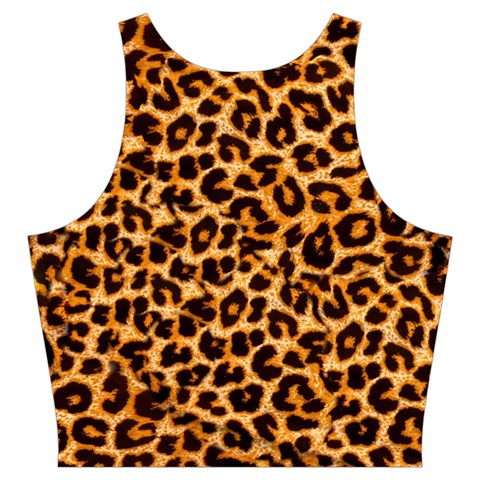 Leopard Skin Texture Macro, Brown Cut Out Top from ArtsNow.com Back