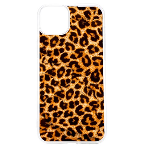 Leopard Skin Texture Macro, Brown iPhone 15 TPU UV Print Case from ArtsNow.com Front