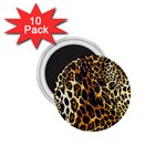 Leopard Skin Texture, Macro, Brown 1.75  Magnets (10 pack) 