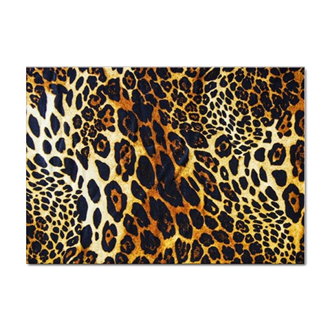 Leopard Skin Texture, Macro, Brown Sticker A4 (10 pack) from ArtsNow.com Front