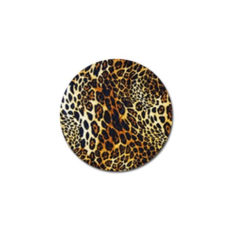 Leopard Skin Texture, Macro, Brown Golf Ball Marker (4 pack) from ArtsNow.com Front