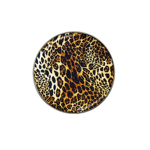 Leopard Skin Texture, Macro, Brown Hat Clip Ball Marker (4 pack) from ArtsNow.com Front