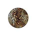 Leopard Skin Texture, Macro, Brown Hat Clip Ball Marker (4 pack)