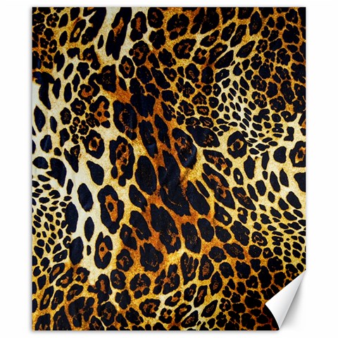 Leopard Skin Texture, Macro, Brown Canvas 20  x 24  from ArtsNow.com 19.57 x23.15  Canvas - 1