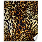 Leopard Skin Texture, Macro, Brown Canvas 20  x 24 