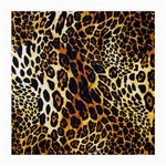 Leopard Skin Texture, Macro, Brown Medium Glasses Cloth