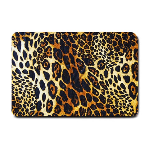 Leopard Skin Texture, Macro, Brown Small Doormat from ArtsNow.com 24 x16  Door Mat