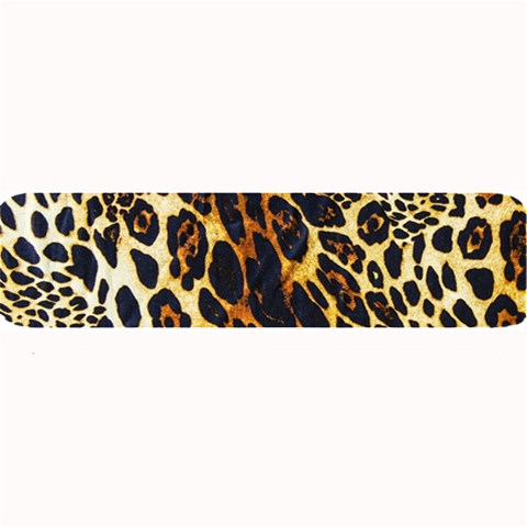 Leopard Skin Texture, Macro, Brown Large Bar Mat from ArtsNow.com 32 x8.5  Bar Mat