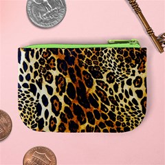 Leopard Skin Texture, Macro, Brown Mini Coin Purse from ArtsNow.com Back