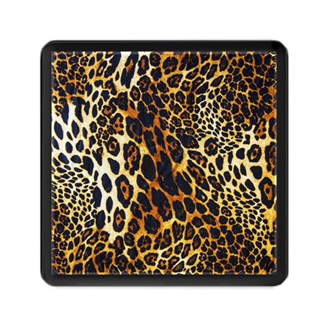 Leopard Skin Texture, Macro, Brown Memory Card Reader (Square) from ArtsNow.com Front