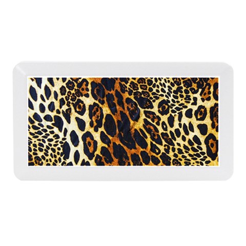 Leopard Skin Texture, Macro, Brown Memory Card Reader (Mini) from ArtsNow.com Front