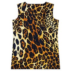 Leopard Skin Texture, Macro, Brown Women s Basketball Tank Top from ArtsNow.com Back